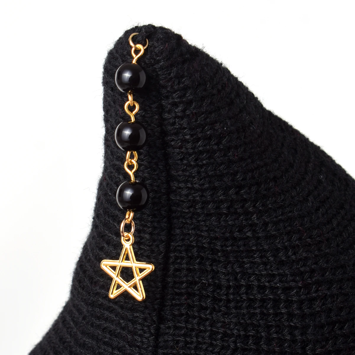 Sombrero de bruja gótico negro Lolita Festival fiesta arco sombrero de mago Cosplay sombreros de fiesta de Halloween