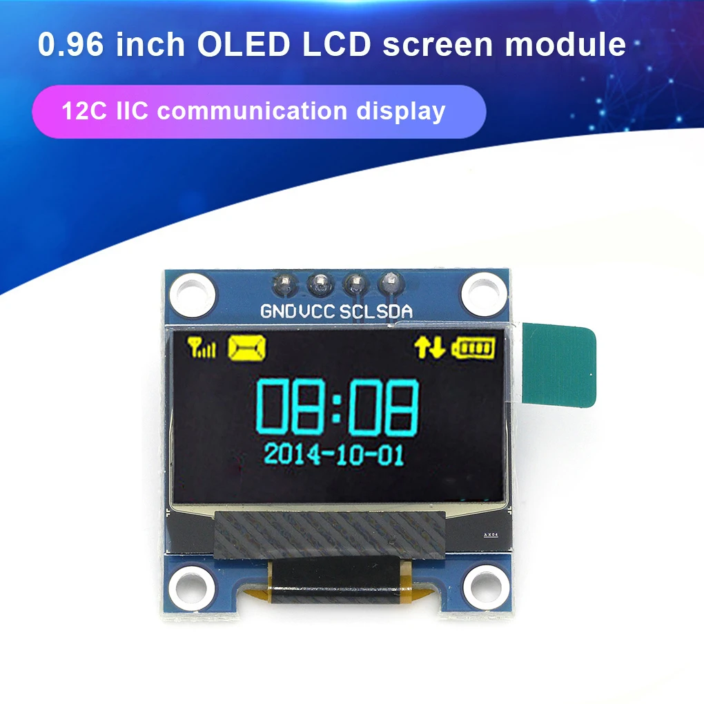 0 96 Inch OLED Module Digital Display Circuitboard Electronic Component