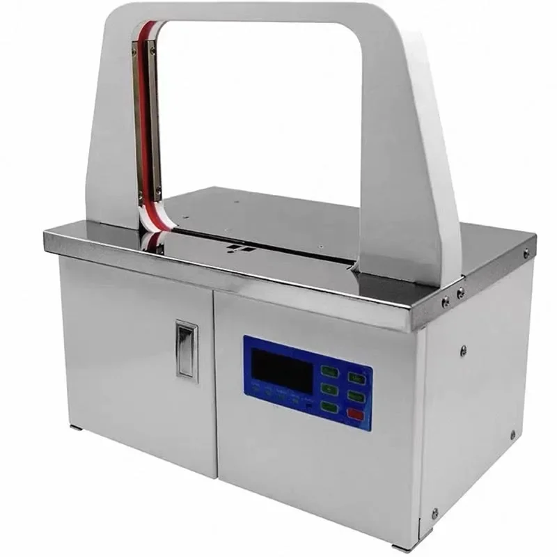 Machine 220V OPP Banknote Strapping Machine Induction Vegetable Strapping Machine Electric Packing Banknotes Tape Strapping