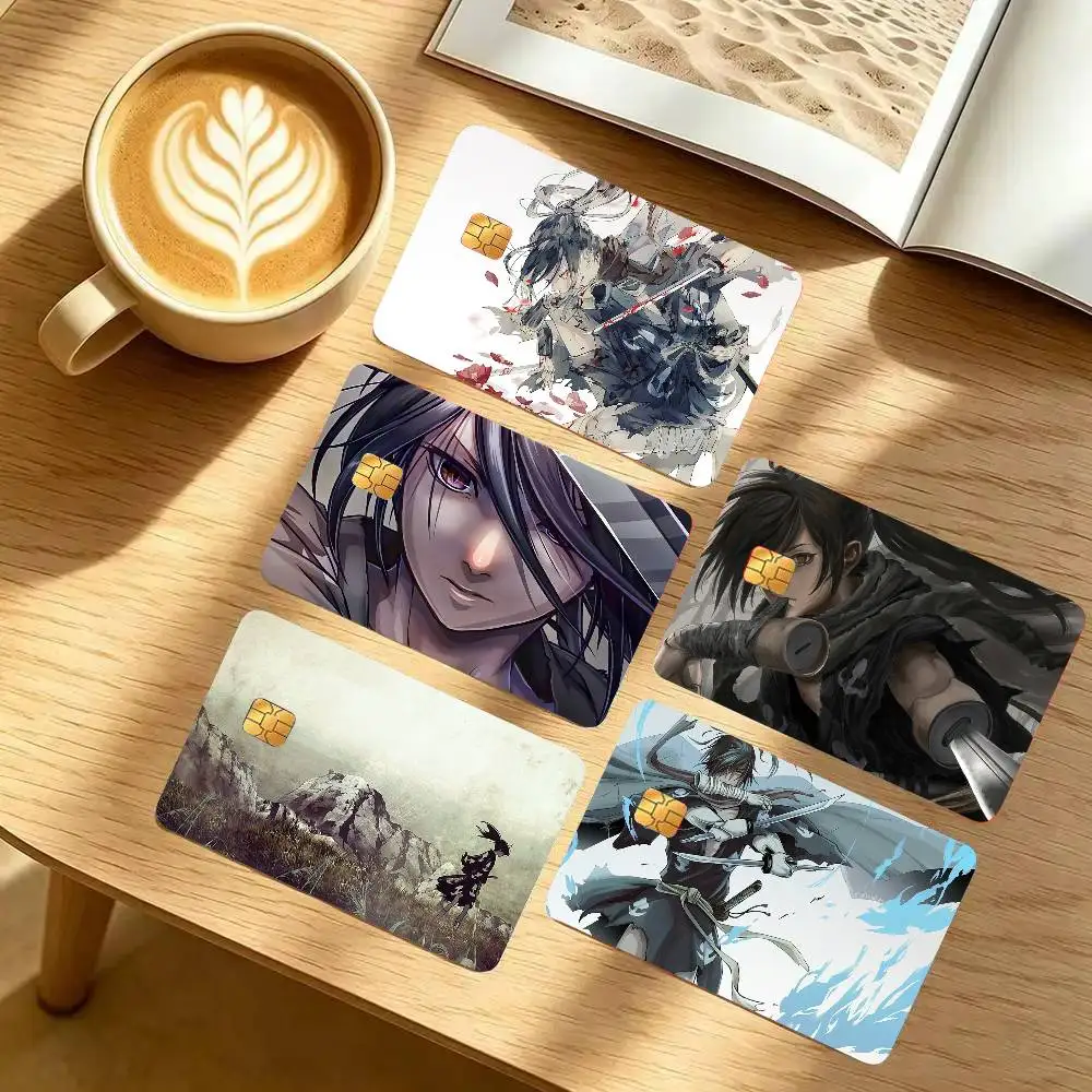 Anime Series Dororo Card Sticker Cartoon Art Credit Card Skin Anti Scratch Bank Debit Card Decal