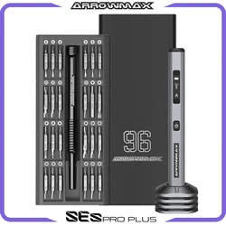 ARROWMAX Set di cacciaviti elettrici di precisione Smart Body Sensory Torque Control cacciavite a batteria ricaricabile SES Pro Plus