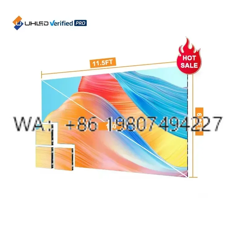 P2.6 Outdoor Rental LED Display Panel High Refresh Rate 7680Hz Screen Quick Lock IP65 Waterproof Video Wall