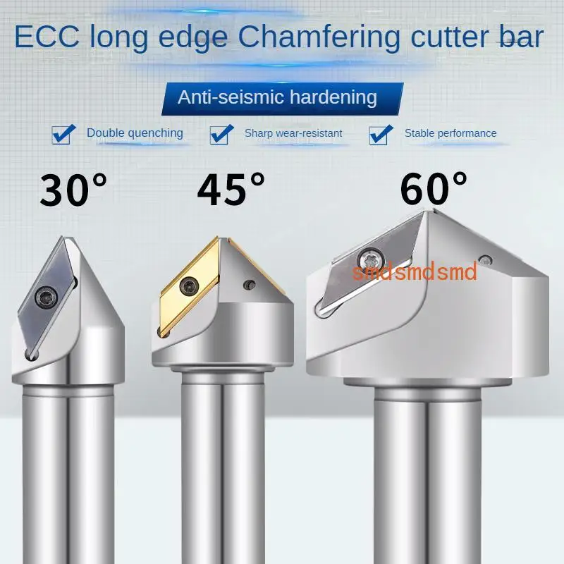 ECC17005 ECC31005 long edge Chamfering cutter bar 30 45 60 degrees long edge large aperture installation XCET170404 XCET310404