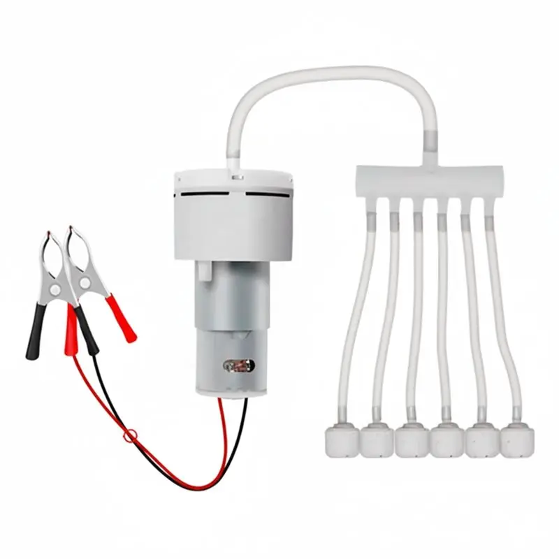 

MOPHE-Fishing Aquarium Fish Tank Breeding DC 12V Mini Air Pump Water Oxygen Pumo Pump Motor PWM Volume Control