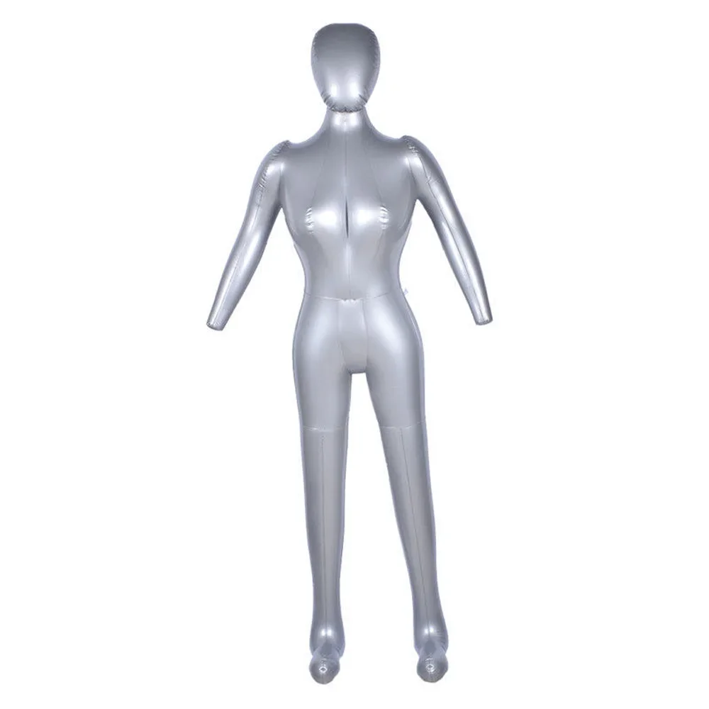 PVC Inflatable Mannequins Female Full Body for Clothing Display Dummy Women Men Model Dress Underwear Prop Display