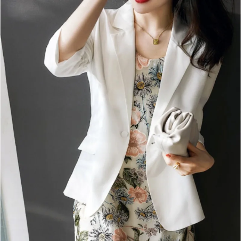 Birdsky, Women Blazer office lady outwear western suit jacket Top 18MM 100% natural mulberry silk 3 solid colors, S-538