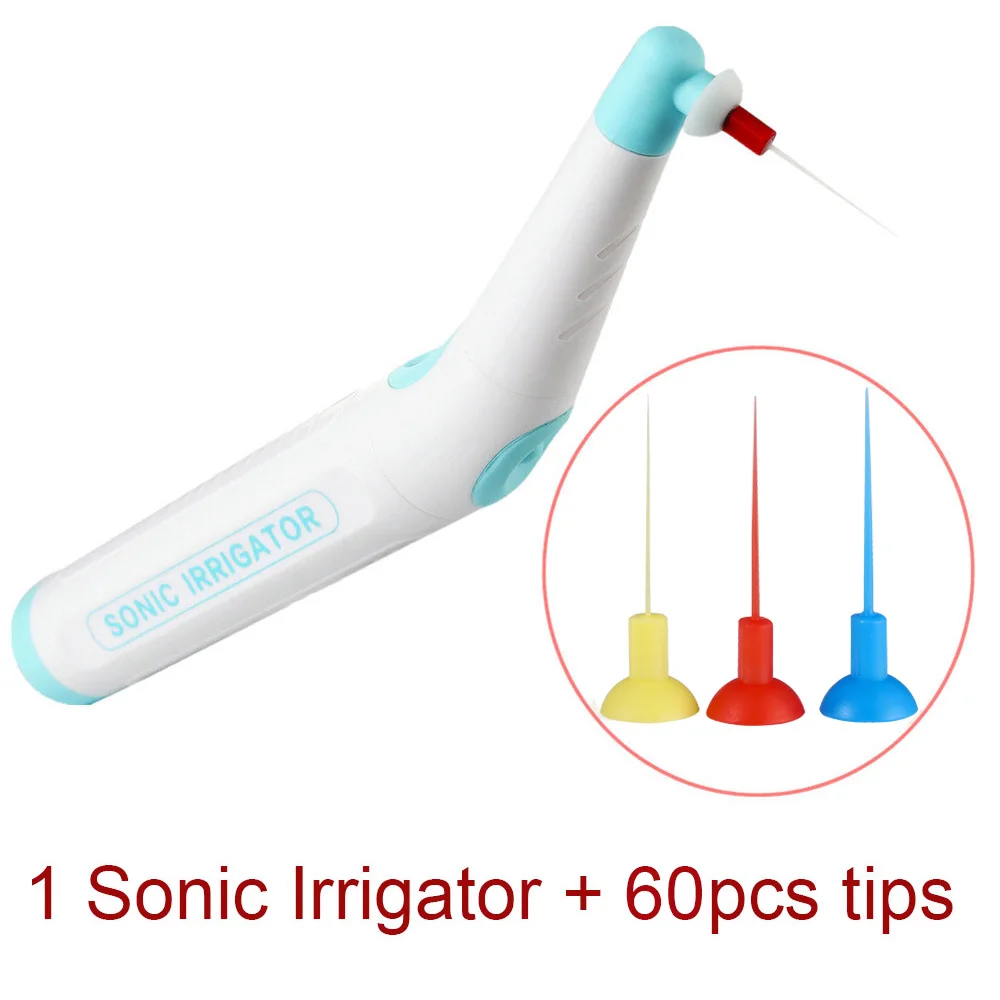 60 pièces conseils Instrument de base dentaire nettoyage Endo Odontologia irrigateur sonique outil de dentisterie pour outil endodontique du Canal radiculaire Endo