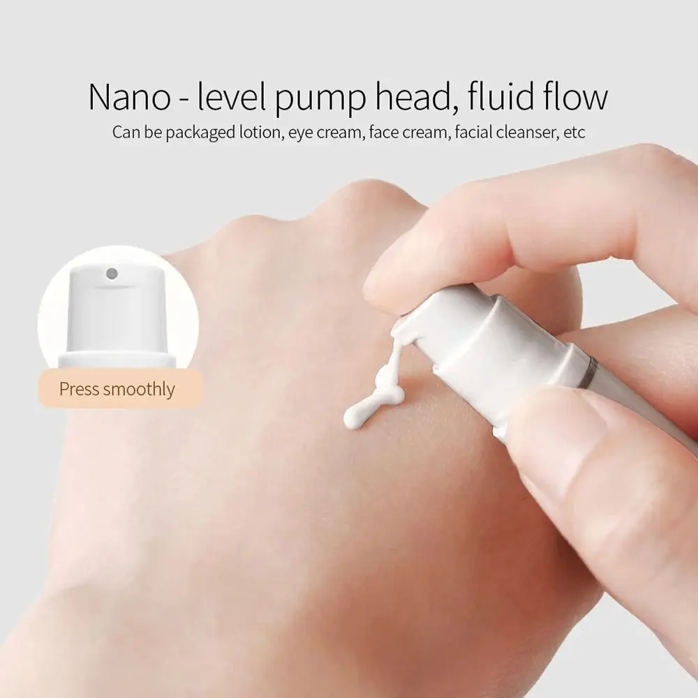 3/4Pcs New 5-15ML Travel Refillable Bottle Empty Press Pump Lotion Sprayer Bottle Clear Portable Cosmetic Container