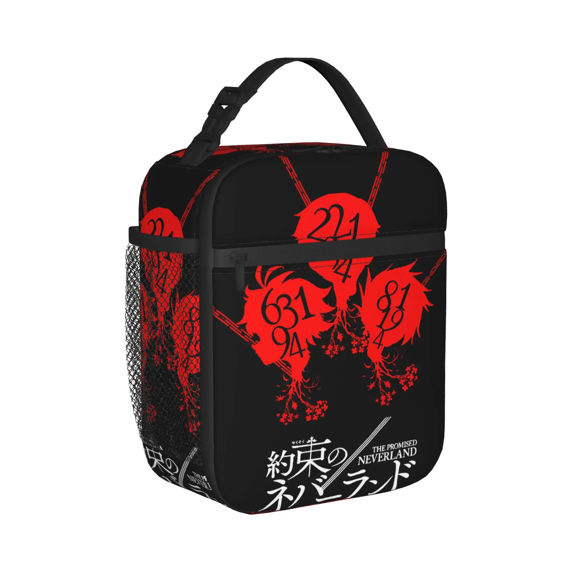The Promised Neverland Lunch Bag For Women  Print Lunch Box Outdoor Picnic Cooler Bag Portable Insulated Thermal Tote Handbags