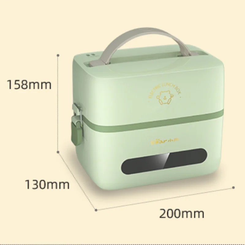 Electric Lunch Box With Heating Self Cooking Food Storage Heated Container Portable Steamer Mini Rice Cooker