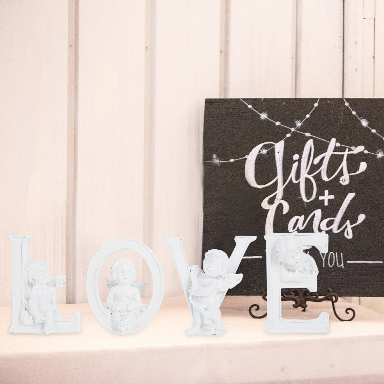 

1Set Resin Letter Ornament Love Decoration Photo Prop Wedding Party Decor Creative Alphabet Adornment Unique Photo Prop