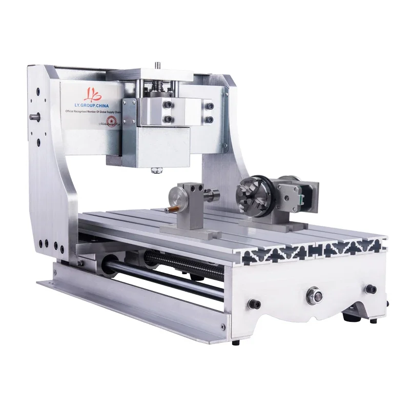 LY 3020T 3020Z 미니 CNC 기계 프레임, DIY CNC 목재 금속 밀링 조각 라우터, 3 축, 3 개, 57mm 스텝퍼 모터