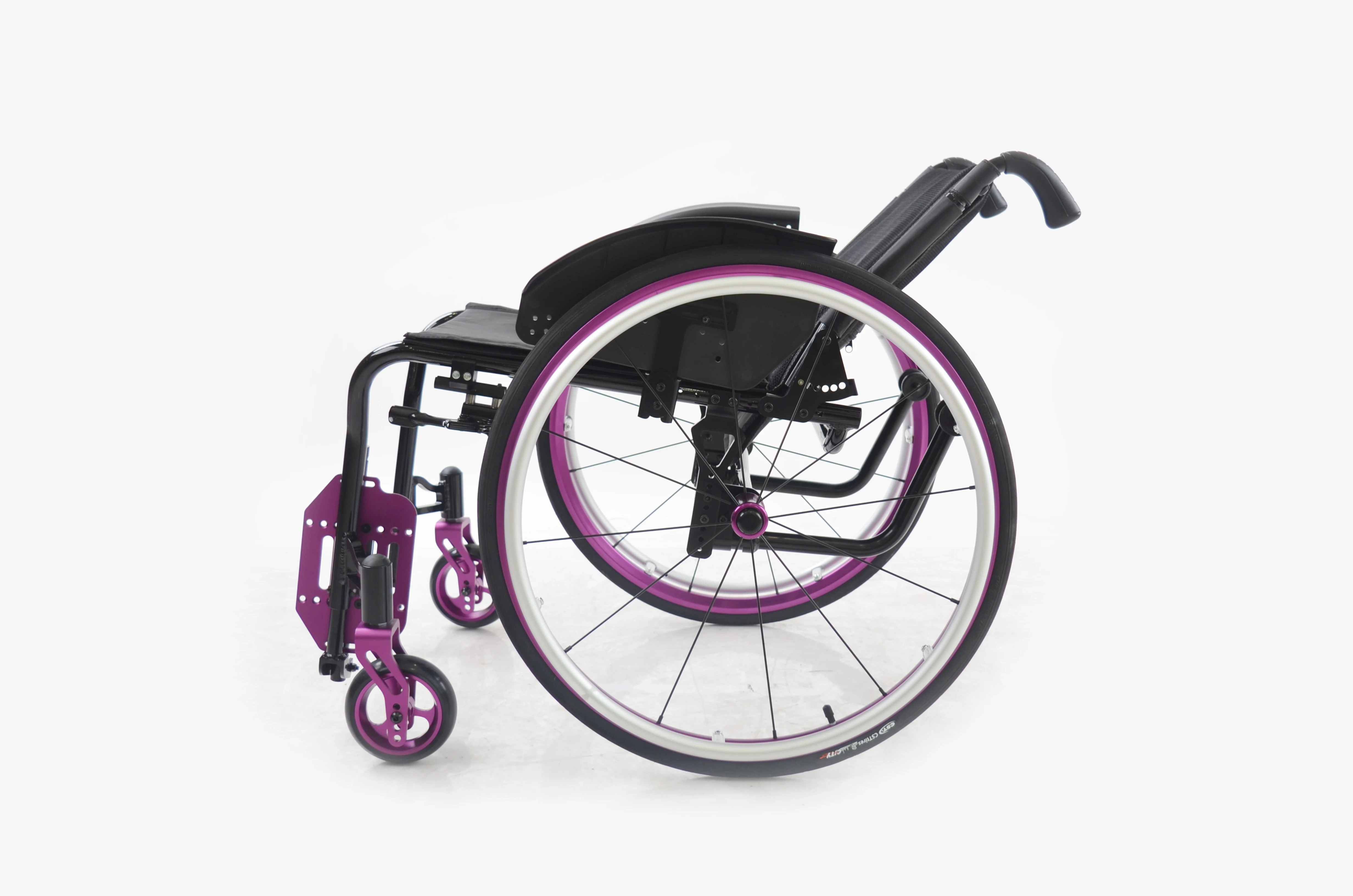 Lightweight Folding Manual Wheelchair with Adjustable Backrest
