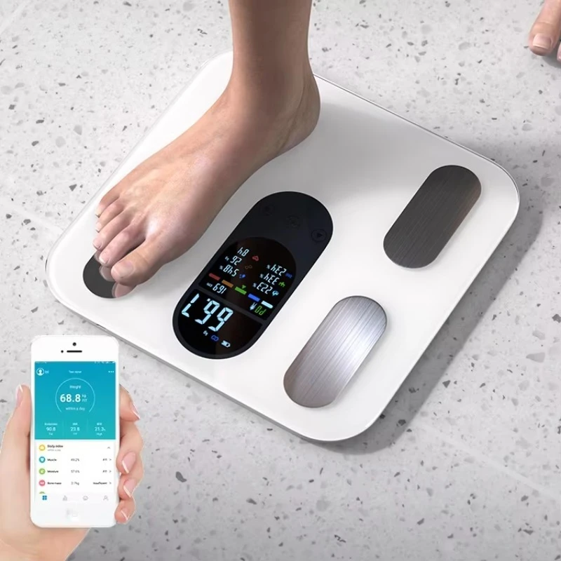 

Original Design Big Led Screen Smart Scale Personal Digital Bathroom Body Bmi Heart Rate Body Fat Scale
