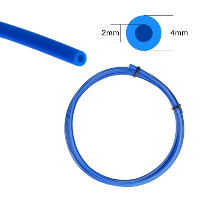 6 قطعة/المجموعة 1 متر PTFE أنبوب 2*4 مللي متر PC4-01 PC4-M6 هوائي موصل ثلاثية الأبعاد أجزاء الطابعة ل Creality أندر 3 1.75 مللي متر بودين الطارد