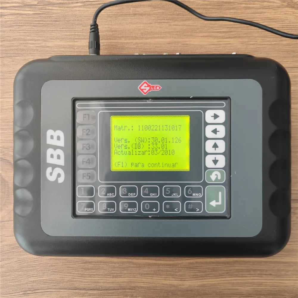 Sbb 3301 Brasil Em Portugues Key Immobilizer Programmer  Portugess Support Pin Code for GM 3 years  Warranty