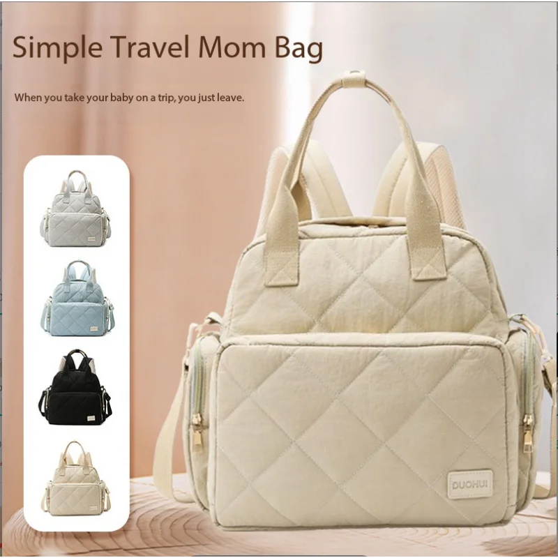 

Вместительная сумка для подгузников, многослойный водонепроницаемый терморюкзак для мамы и малыша