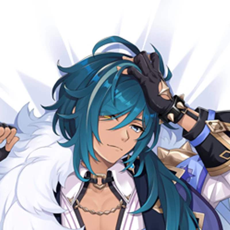 

Dakimakura Anime Pillow Cover Kaeya Alberich Double Sided Print 2Way Cushion Cover Xmas Gifts