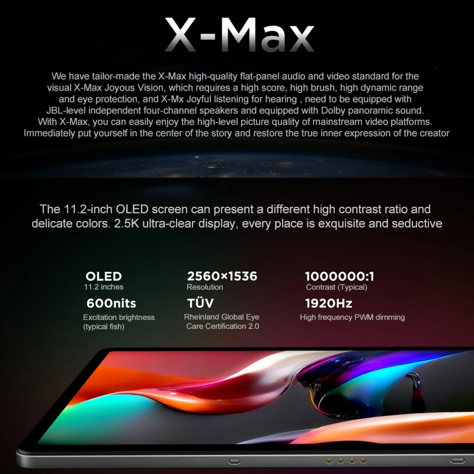 Lenovo xiaoxin almofada pro 2021 wifi 11.5 "tela oled snapdragon 870 octa núcleo 6gb + 128gb android 11 tablet 8600mah face id global