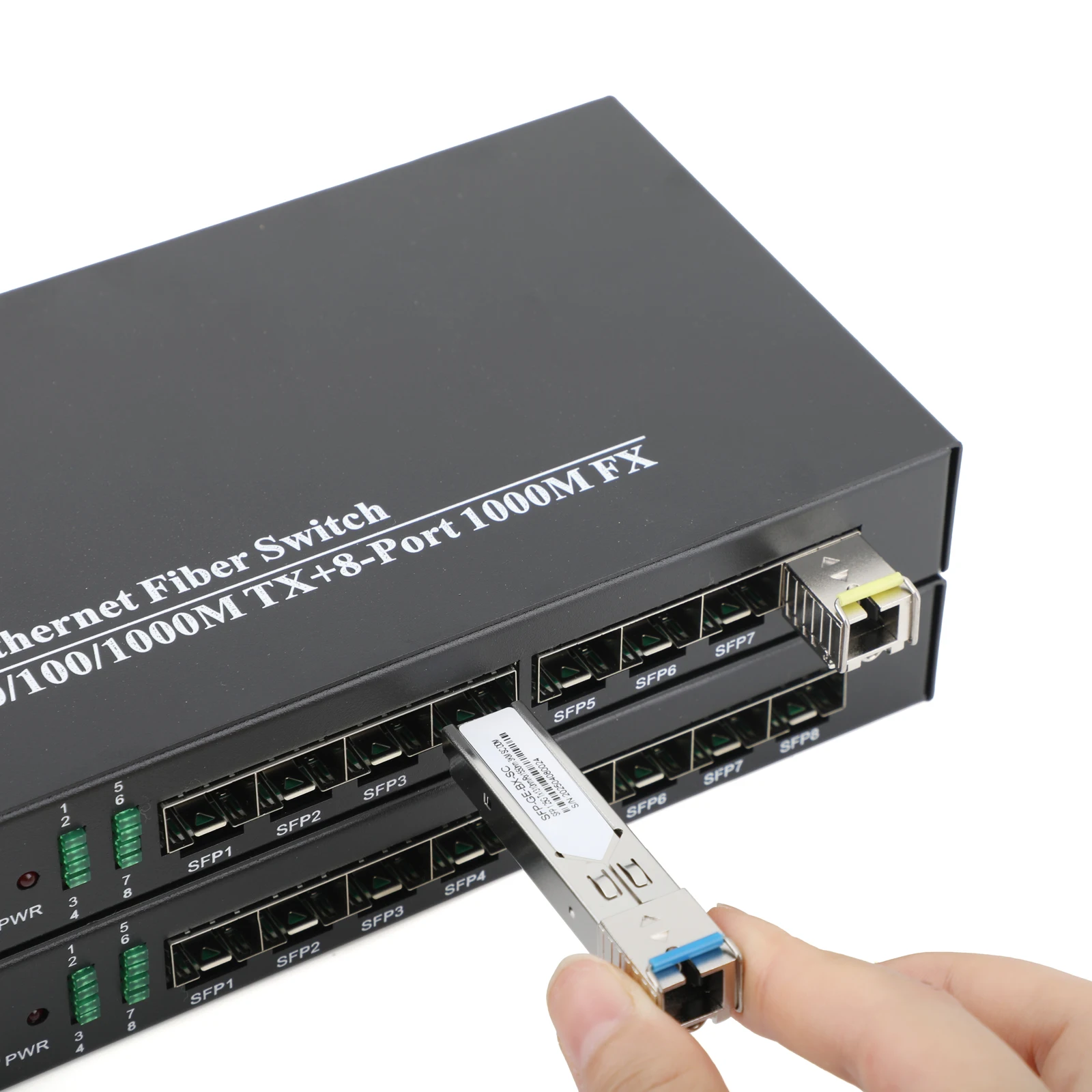 5Pair 1.25G 1000M Gigabit Fiber SFP Module SC 1310nm/1550nm Single Mode A+B Fiber Module Fit For Cisco Mikrotik Ethernet Switch
