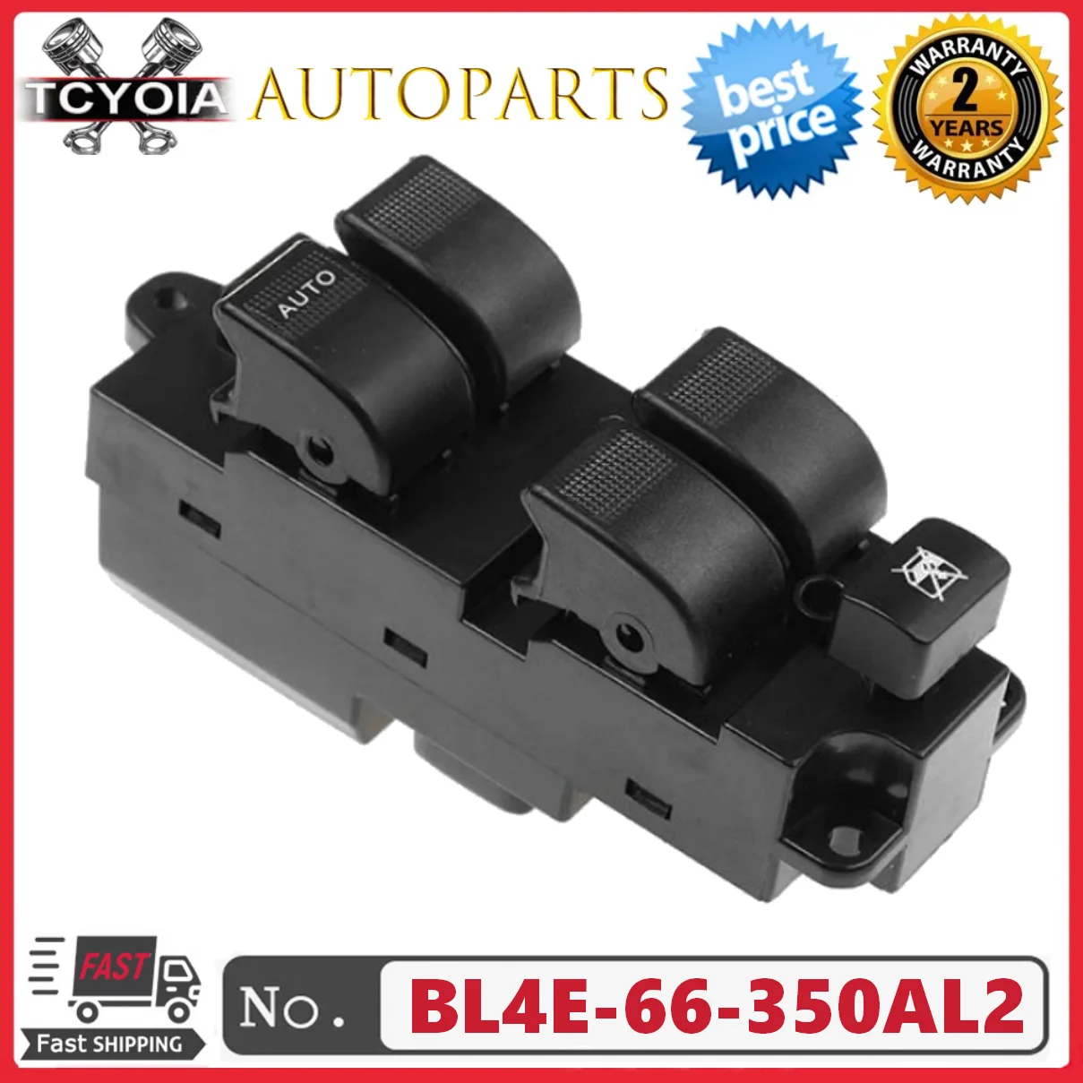 

Выключатель стеклоподъемника BL4E-66-350 BL4E-66-350A BL4E-66-350AL2 BL4E66350AL2 для Mazda 6 2003-2012