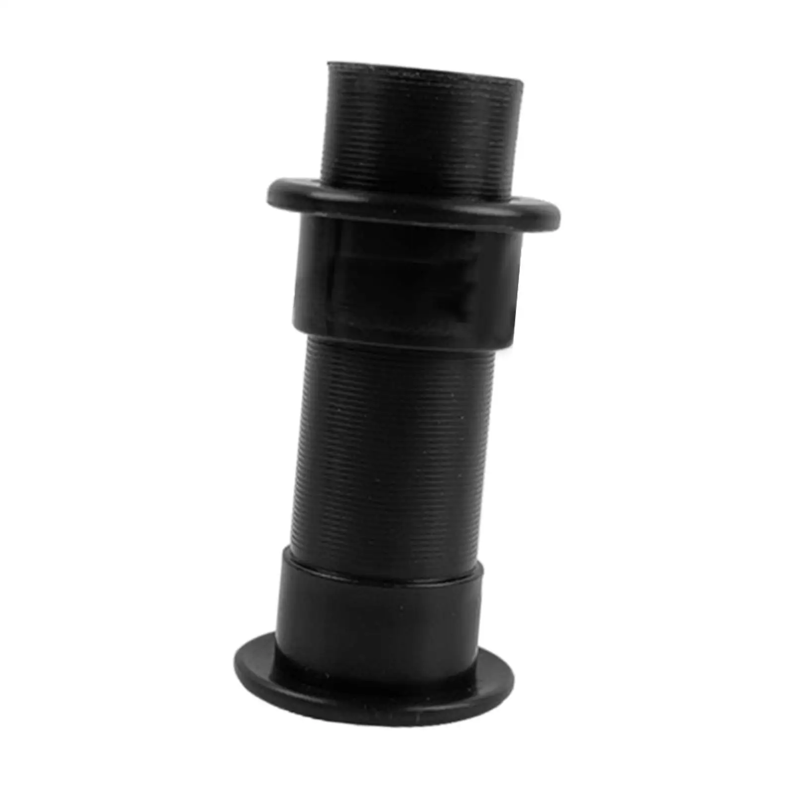 Through Hull Connector Plastic Marine Drain Hose Fitting Boat Plumbing Hardware for Live Fish Tanks