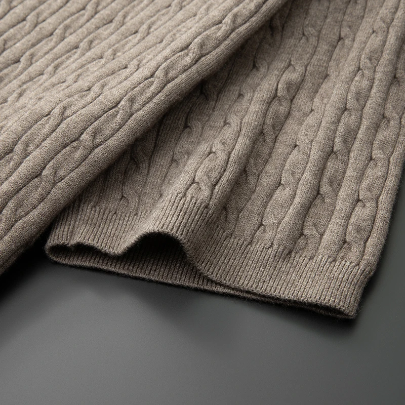 8XL 7XL 6XL Pull Homme 2026 New High End Luxury Wool Sweater Man Soft Warm Mens Knit Sweaters Short Sleeve Loose Pullovers
