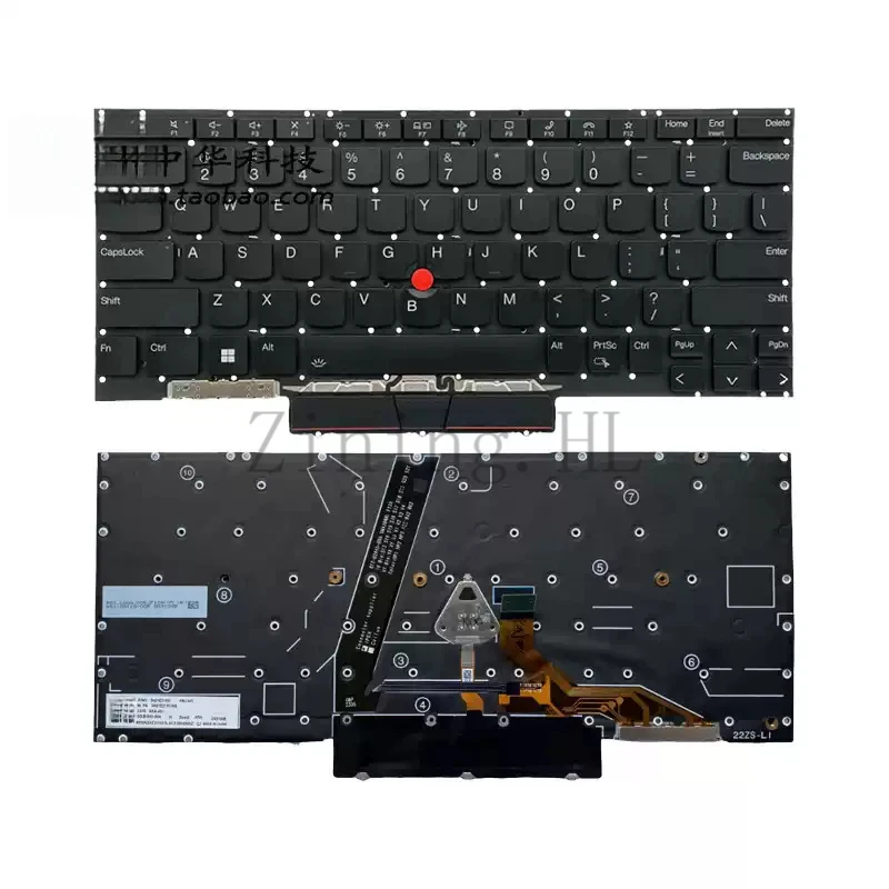 

For ThinkPad Applicable to X1 Nano Gen2 Gen3 keyboard SN21E21102 SN21E21065 SN21E21096