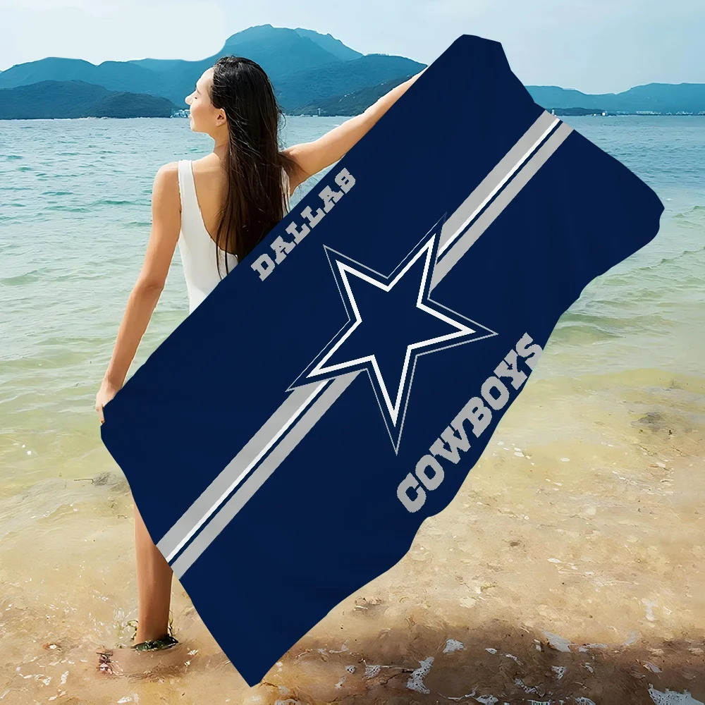 C-Cowboys مناشف الشاطئ الكبيرة المصنوعة من الألياف الدقيقة، منشفة سريعة الجفاف، مناشف الشاطئ الرملي، منشفة حمام السباحة للسفر، حمام السباحة، اليوغا