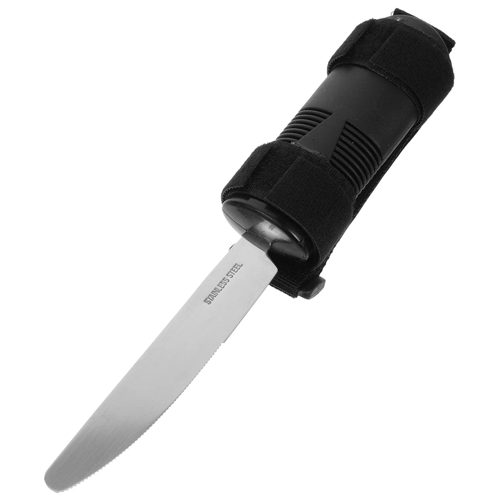 

Adaptive Dinner Cutter Anti-Skid Portable Adaptive Utensil Universal Cuff Tremble Proof Cutlery for Elderly Disabled Arthritic