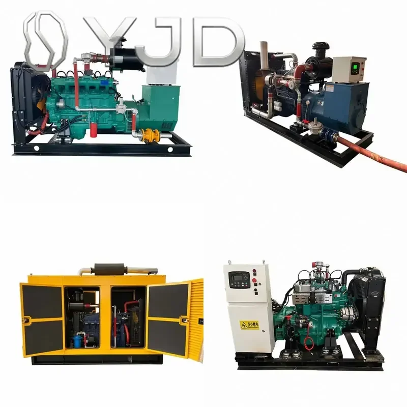 Junwei CNG Natural Genset 200KW NTA855 220KW Home Standby LPG Biogas Turbine Generator Set Industrial CHP/Parallel
