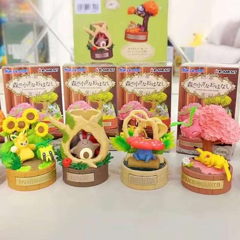 

Original Re-Ment A Little Tale Of The Forest Vileplume Pawmo Sentret Shroomish Starly Hoppip Sprigatit Figures Toy Xmas Gifts