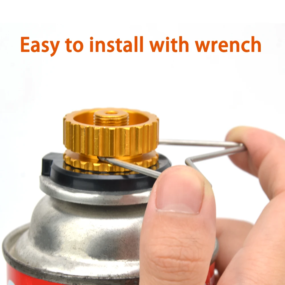 محول موقد غاز البروبان محول إعادة الملء ، محول الفرن من النوع المنقسم ، أسطوانة الخزان ، إكسسوارات الموقد ، التخييم