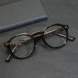 2023 New Men and Women The Blu-Ray Computer Goggles Round Retro Reading Eyeglass Blue Blocking Presbyopia Glasses