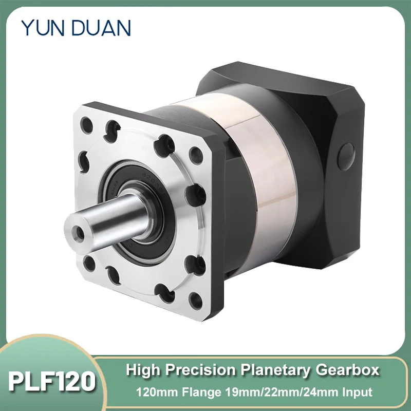 YunDuan Planetary Gearbox Reducer 19mm/22mm/24mm Input 110mm 130mm Flange Reducer Step-down gearbox for 1KW-3KW Servo Motor