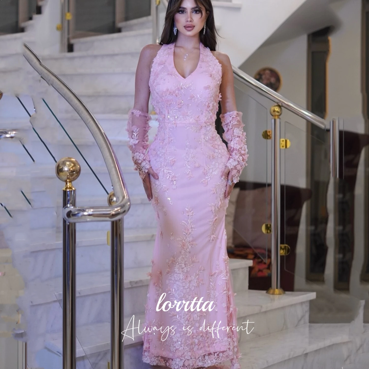 

Lorrtta Customized Prom Dress for Wedding Guest Elegant Special Occasion Dress Women Evening Dresses 2025 Woman Flower Fabric