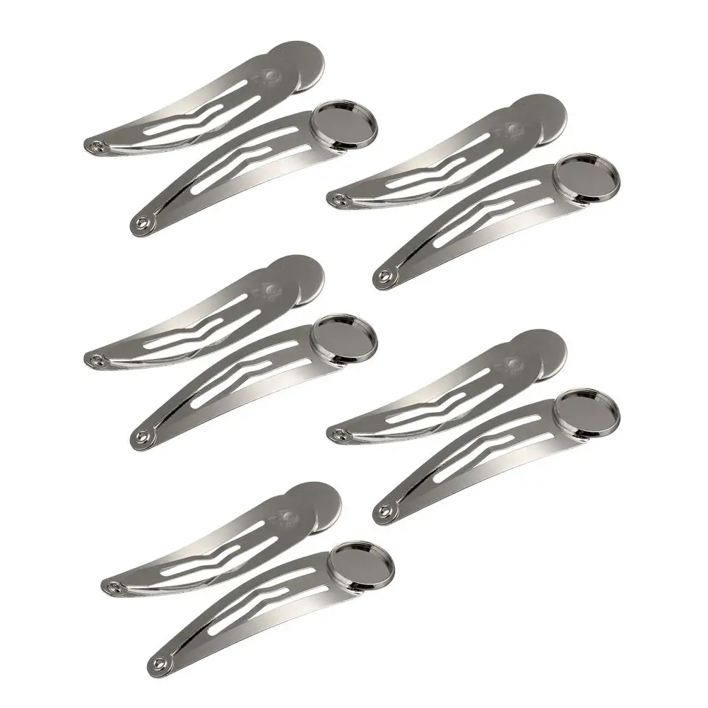 10 Pcs Hair Clip Accessories Mini Barrettes Fine Bottom Bracket Small Clips Snap