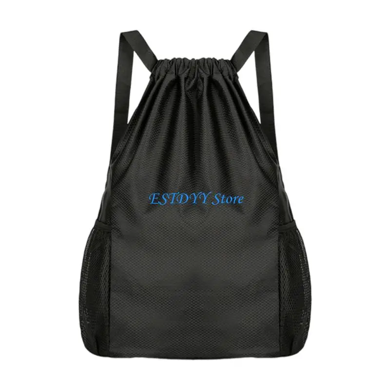 

G6DE Drawstring Backpack Waterproof Oxford Fabric Gym Bag for Climbing Hiking