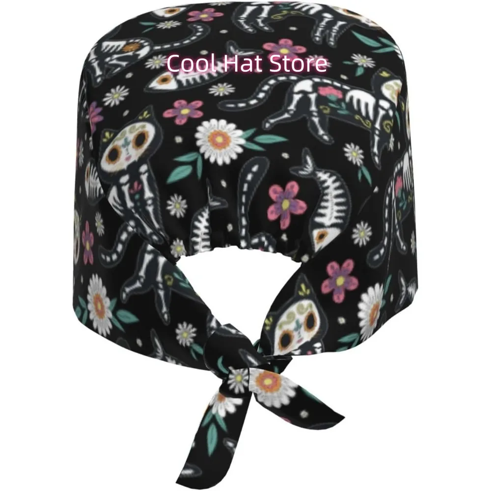 1pc Adjustable Nurse Scrub Cap with Sweatband & Built-In Absorbing Towels - Lightweight Breathable Hat, Quick-Dry 100% Polyester