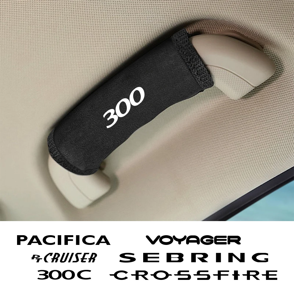 Car Roof Armrest Cover Protector Auto Accessories For Chrysler 300 300C PT Cruiser Voyager Sebring Pacifica Crossfire 200 ASPEN