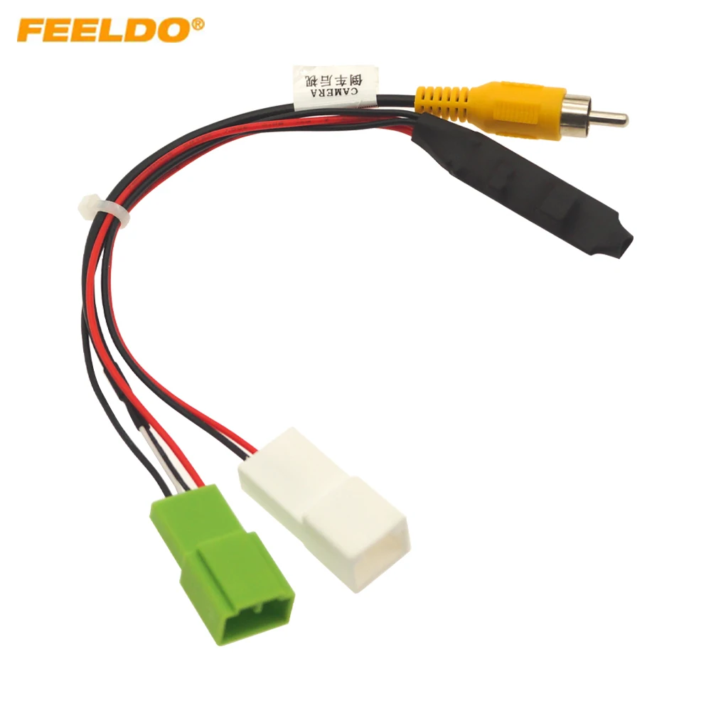 

FEELDO Car Reverse Camera Output Video Adapter Wiring Cable For Isuzu D-MAX (12-18) Original Factory Car Camera Video Output