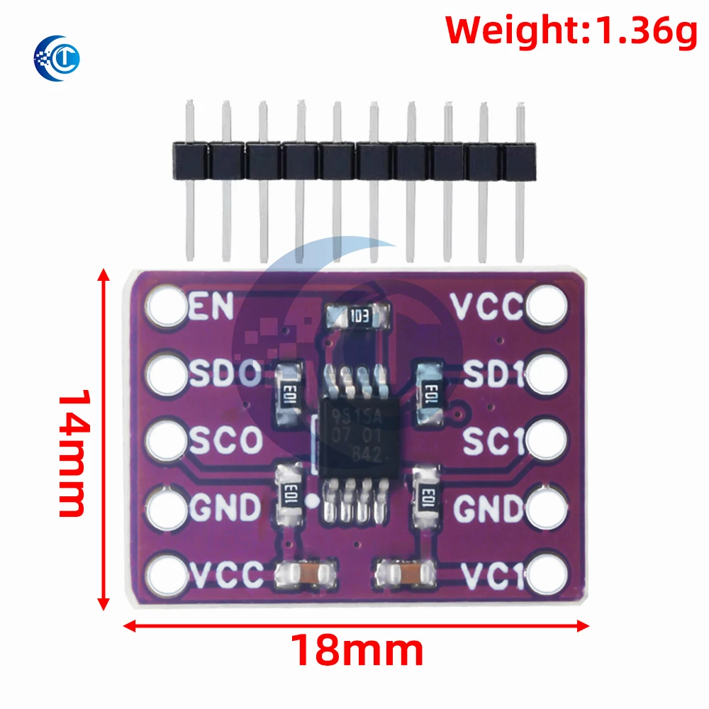 PCA9515A CJMCU-9515 Repeater Module 2CH 400KHz I2C IIC Bus SMBus Repeater Dual Bidirectional 5V