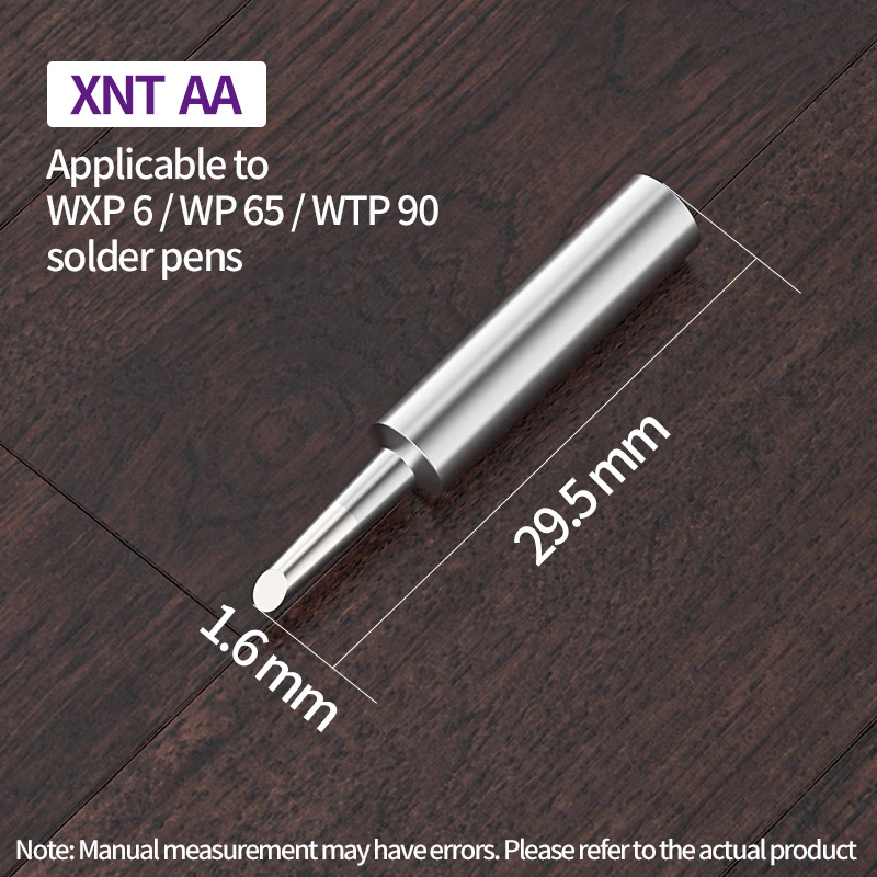 Serie WELLER XNT Reemplace las puntas del soldador XNT1SC XNTA XNT6 XNTD XNTKN XNT1X XNT1S XNTH XNTB Compatibilidad WXP65 WTP90 WT1010