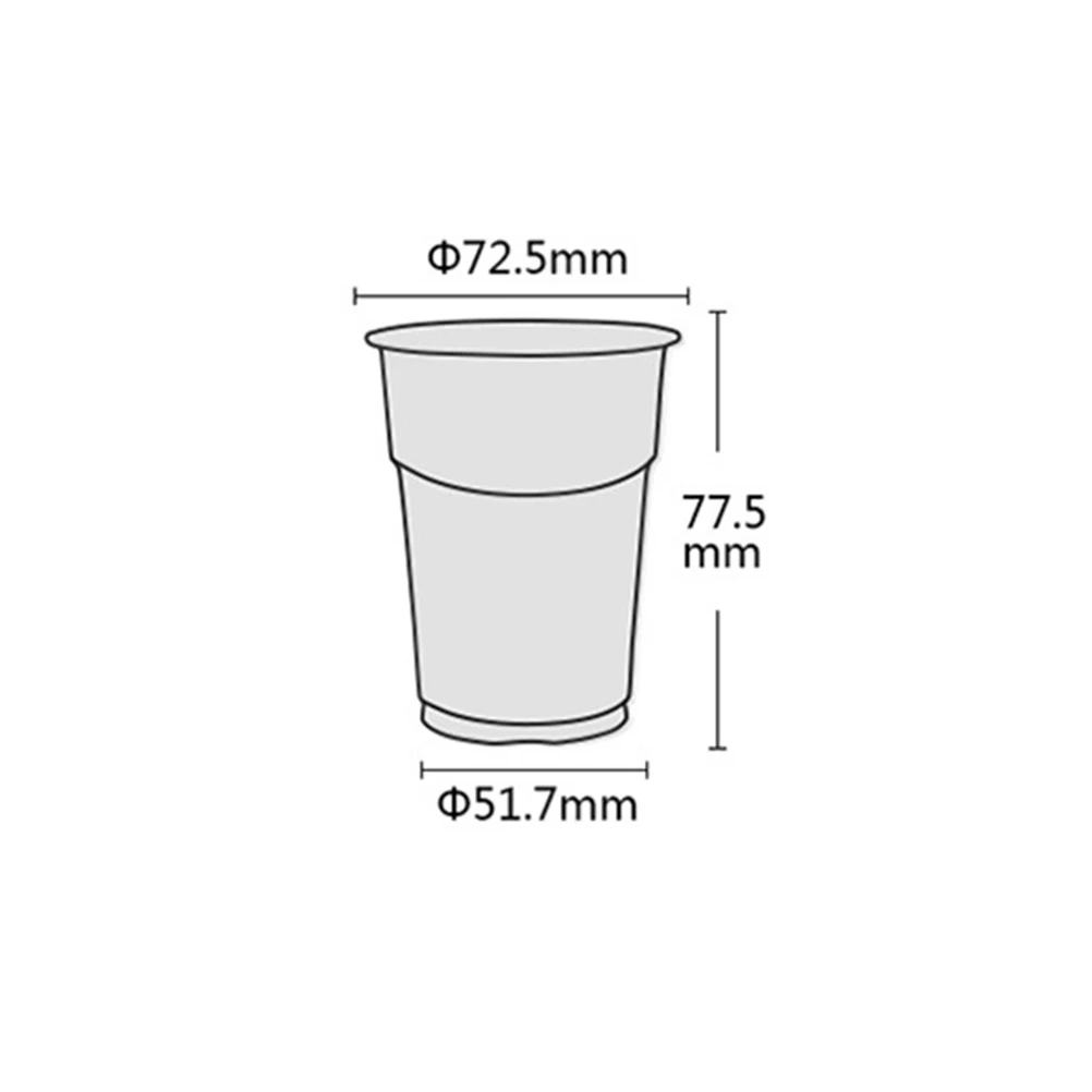 

30Pcs 200ml Colorful Thickened Plastic Party Cups for Adults Kids Disposable Hot Cold Cups Picnic Drinking Mugs (Yellow and Red
