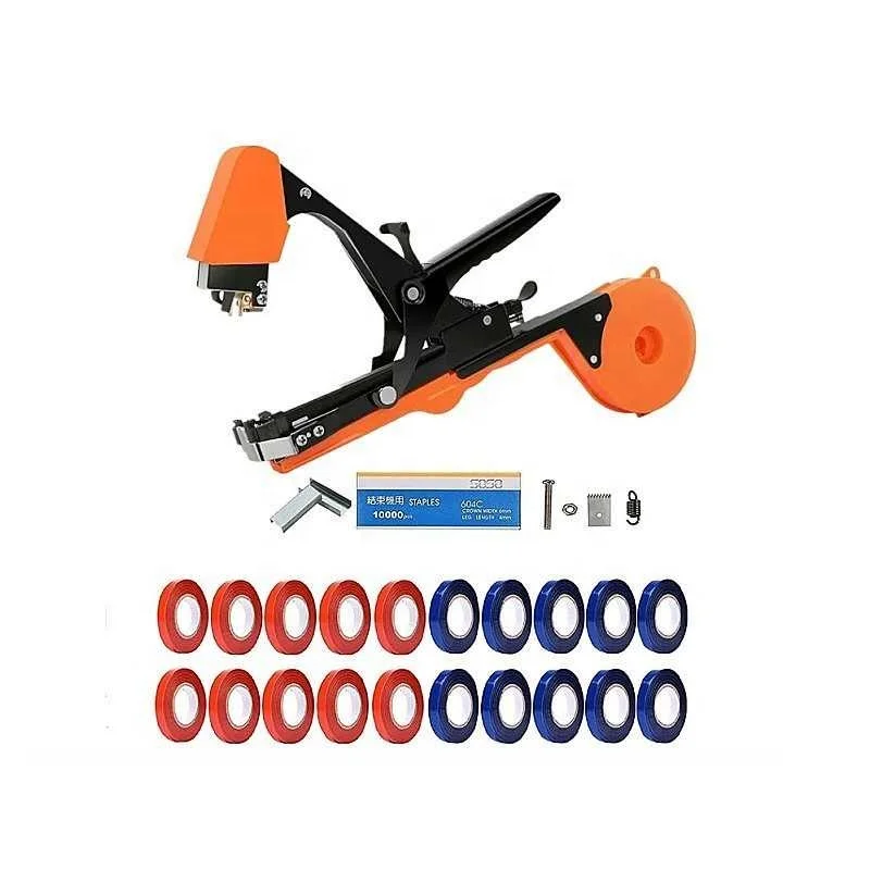 2025 묶는 기계 오이 포도 가지 호박 토마토 식물 덩굴 묶는 기계 농업 도구 휴대용 묶는 기계