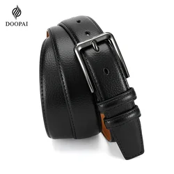 Men Belts High Quality Genuine Leather LONG Large Pin Buckle Metal Automatic Buckle Male Belts Strap Mal 115cm 135cm Size