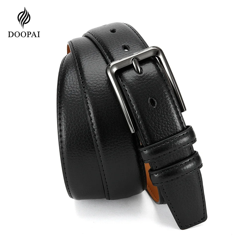 Men Belts High Quality Genuine Leather LONG Large Pin Buckle Metal Automatic Buckle Male Belts Strap Mal 115cm 135cm Size