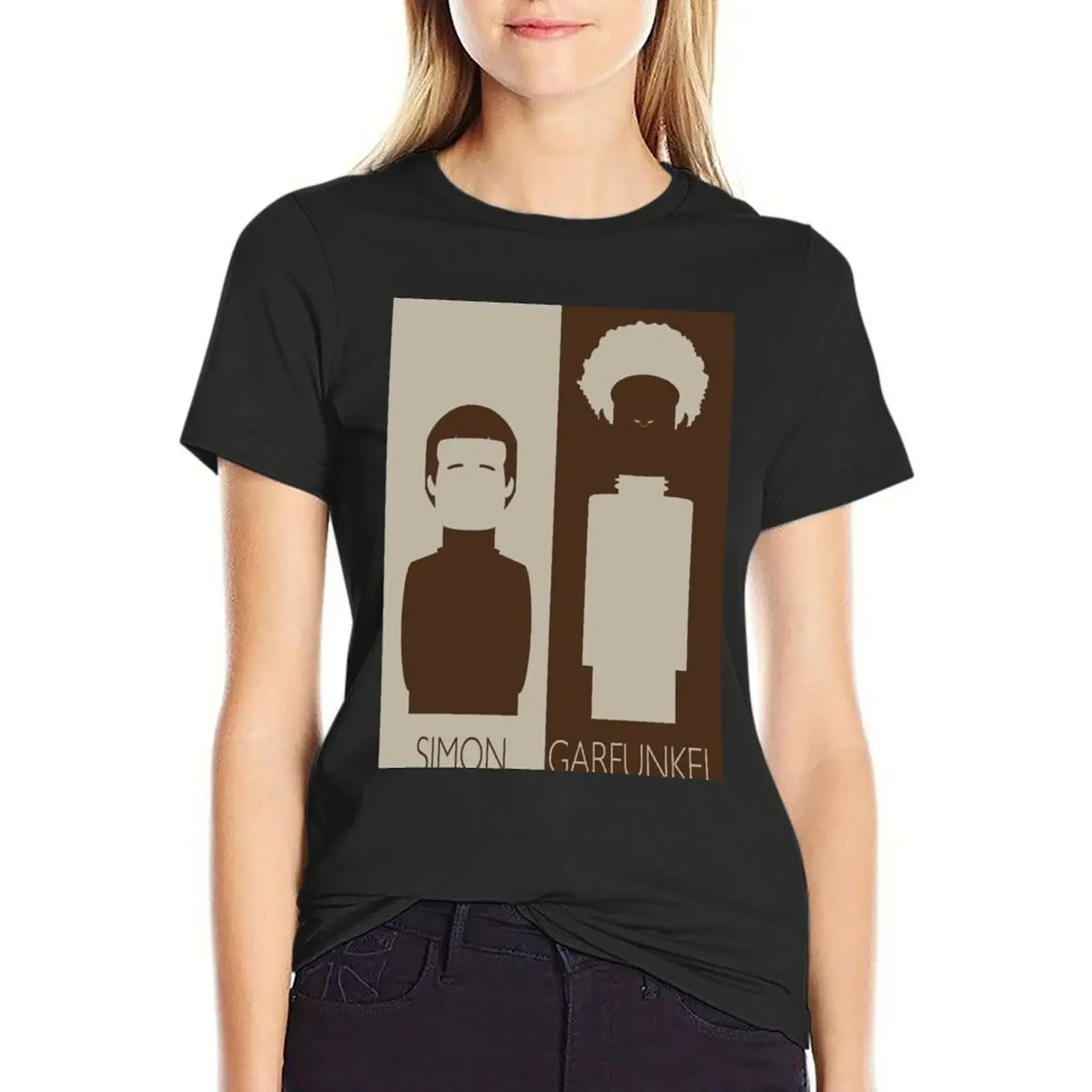 

Simon and Garfunkel T-Shirt korean fashion plus sizes animal prinfor t shirt Women