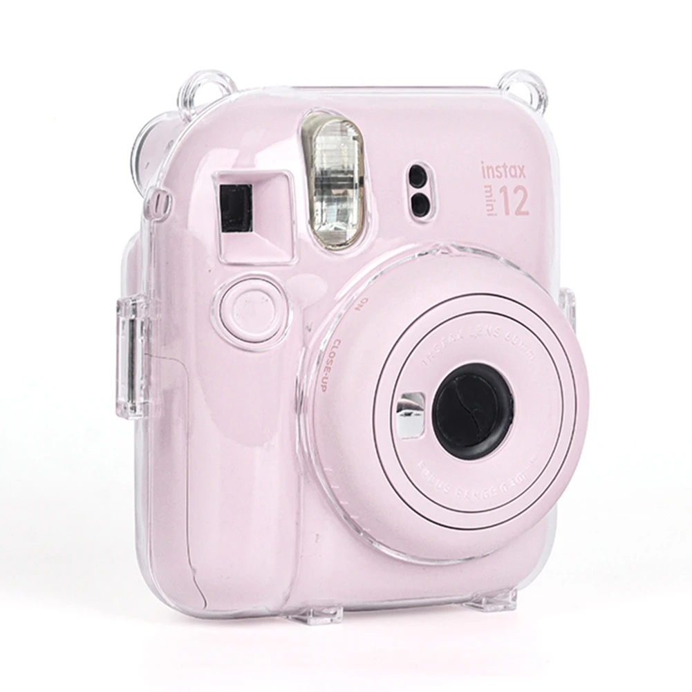 غلاف حماية صغير من الكريستال PC صندوق تخزين شفاف لكاميرا Fujifilm Instax Mini 12 للكاميرا Instax Mini12 #6