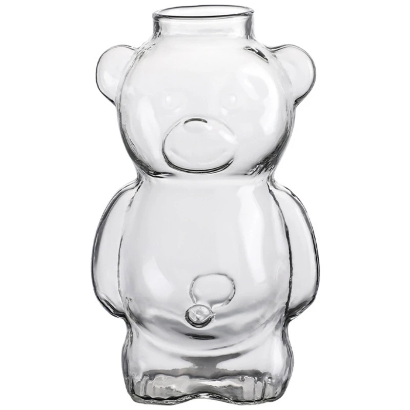 

Bear Shaped Drink Cup Goblet Cocktail Glass Cup for Homes Bar Party Durable